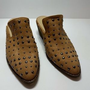 A Rider Girl Cara Studded Mules 6.5